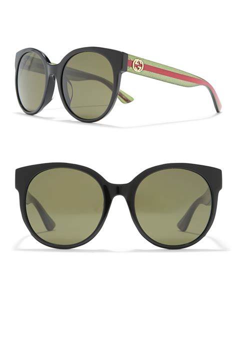 gucci 65mm sunglasses|gucci 56mm round sunglasses.